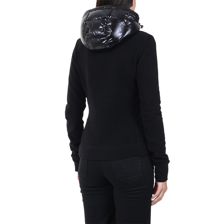 (Women) Moncler Grenoble Black Quilted Down Hoodie Coat Winter Edition 8G5000080093999 圖 5