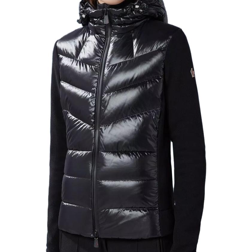 (Women) Moncler Grenoble Black Quilted Down Hoodie Coat Winter Edition 8G5000080093999 圖 8