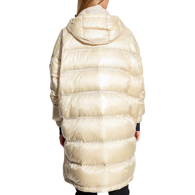 Purchase (W) 盟可睐格勒诺布尔Chamoille米色光面连帽中长款羽绒服女款 I20981C00002539JH20G