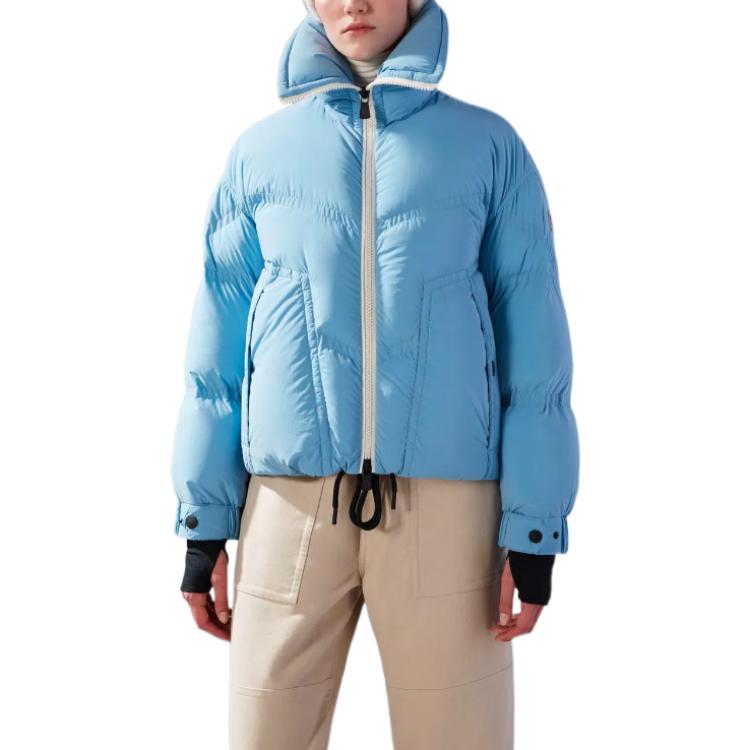 (Women) Moncler Grenoble Cluses FW22  Blue Logo Hooded Down Jacket. H20981A0002453862723 圖 4