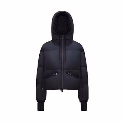 (Women) Moncler Grenoble FW21 Allesaz Black Logo Down Jacket G20981A00026539X6999