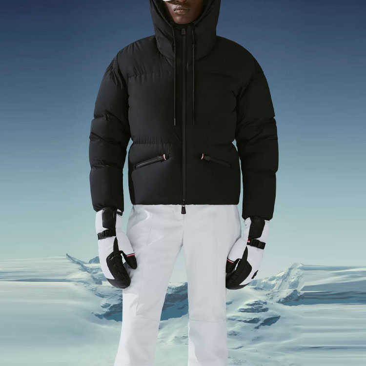 Shop (W) 蒙克莱 Grenoble FW21 Allesaz 黑色标志羽绒夹克 G20981A00026539X6999