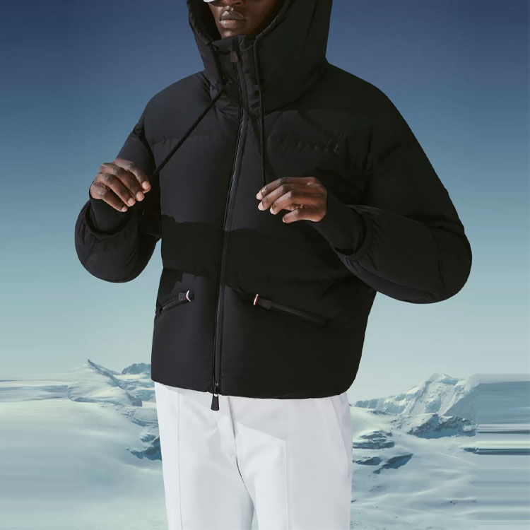 Details for (W) 蒙克莱 Grenoble FW21 Allesaz 黑色标志羽绒夹克 G20981A00026539X6999