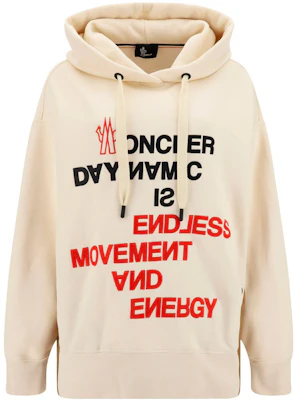 (Women) Moncler Grenoble FW22 Ivory Logo Print Drawstring Hoodie. 8G00011899RB034 Buy (Women) Moncler Grenoble FW22 Ivory Logo Print Drawstring Hoodie. 8G00011899RB034