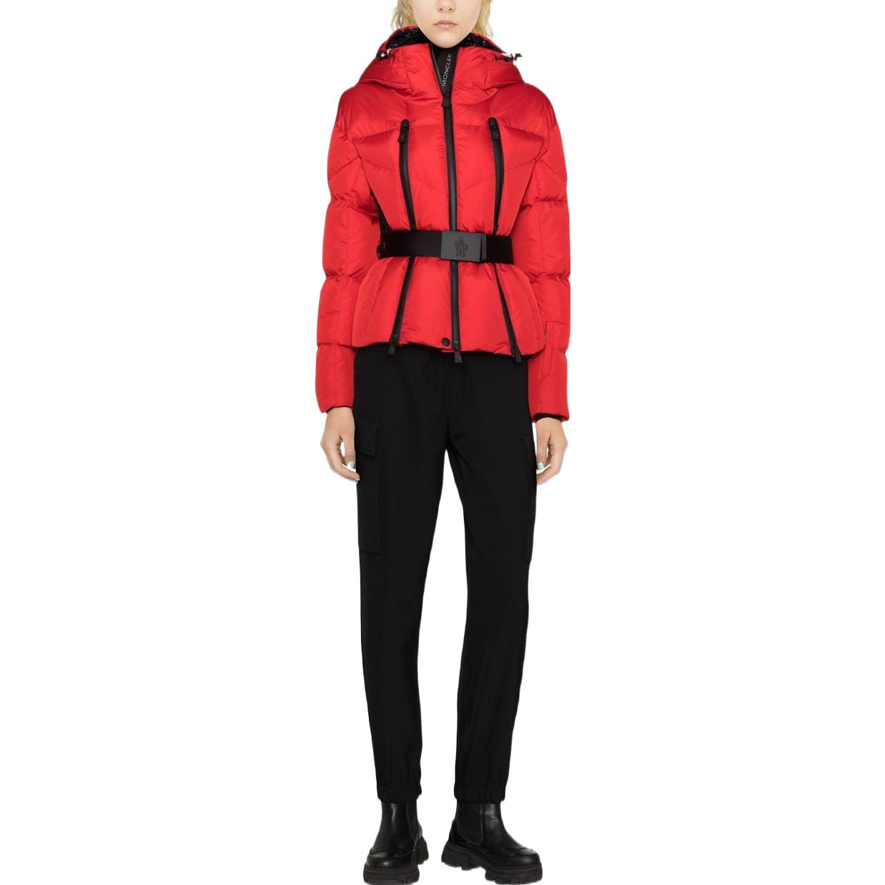 (Women) Moncler Grenoble FW22 Solid Zip Jacket  Red 1A000525399E453 圖 3