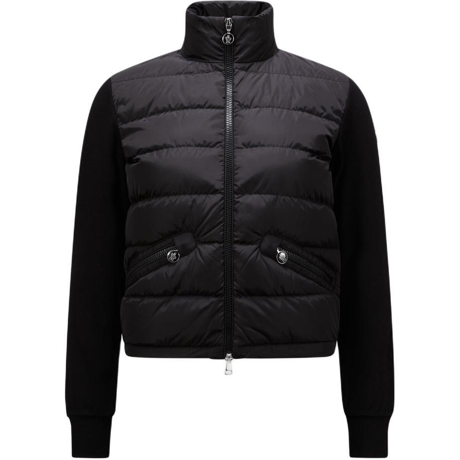 (Women) Moncler Grenoble FW24  Black Long-Sleeve Sweatshirt with Side Zip Pockets. J20938G0000389ALE999 圖 2