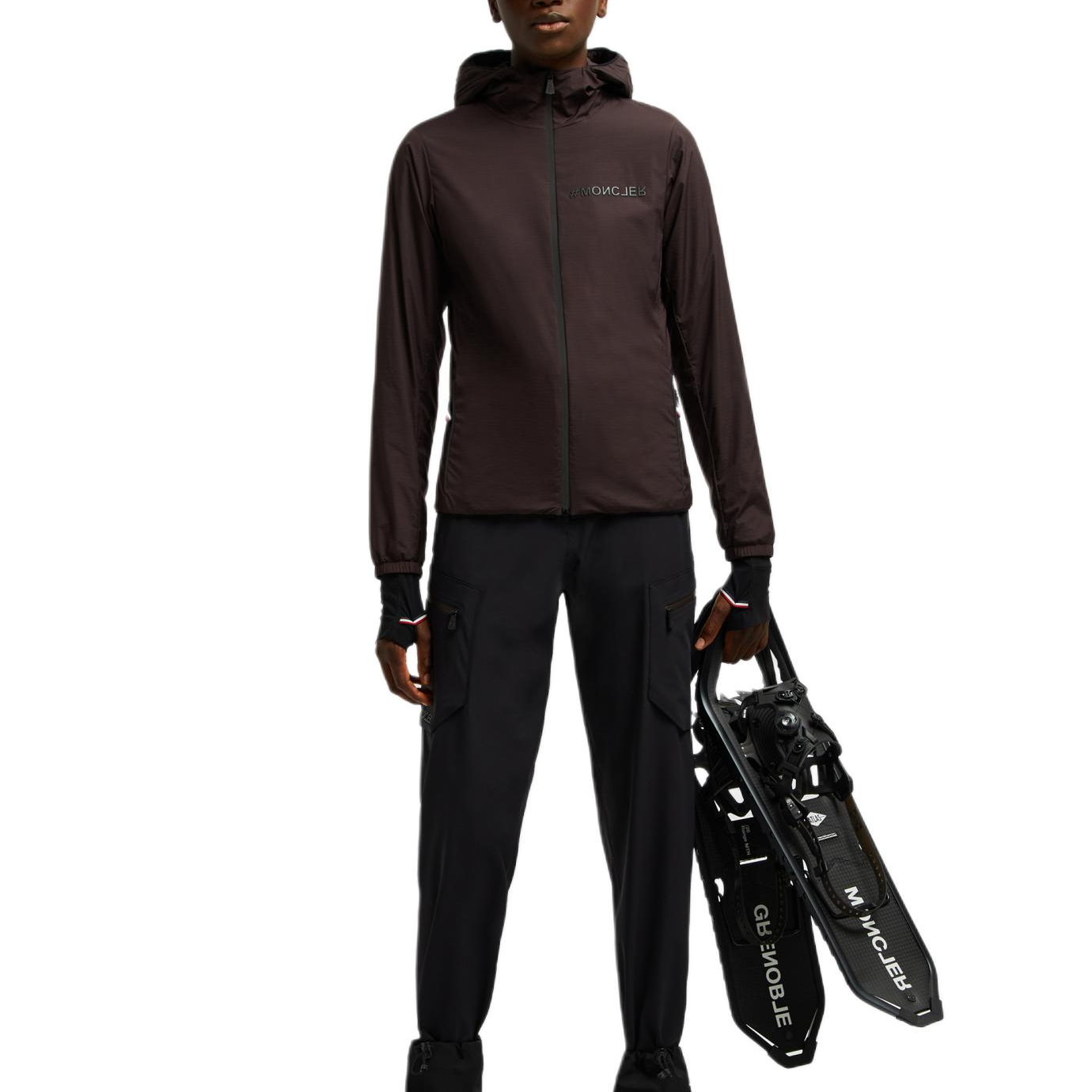 Shop (W) 몽클레르 그르노블 FW24 방수 후드 재킷 브라운 J20981G00001596H548E