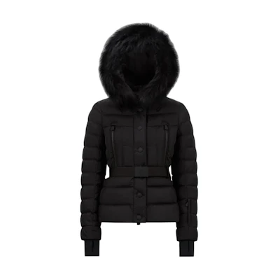 (Women) Moncler Grenoble FW24 Beverley Slim Fit Ski Down Jacket Black. J20981A000575399E999