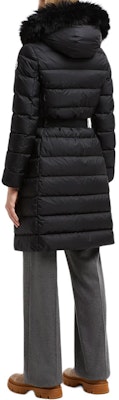 (Women) Moncler Grenoble FW24 KHLOE Shearling Trim Long Down Jacket Women Black. J20931C000235968E999 Shop (Women) Moncler Grenoble FW24 KHLOE Shearling Trim Long Down Jacket Women Black. J20931C000235968E999