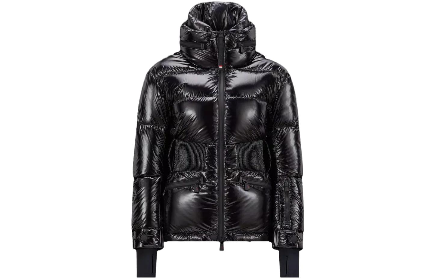 (Women) Moncler Grenoble Glossy Puffer Jacket High Neck Long Sleeve  Black I20981A00031539FT999