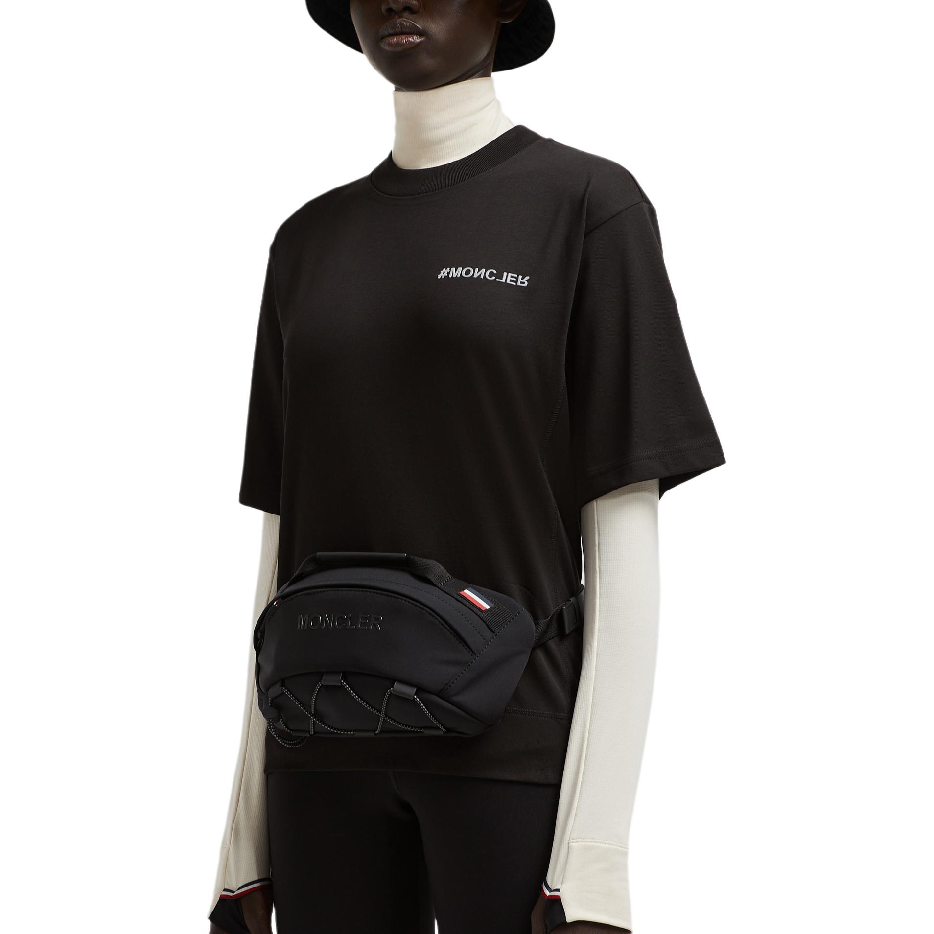 Purchase (W) 蒙克莱格勒诺标志宽松版型黑色短袖T恤。 J20988C0000483927999