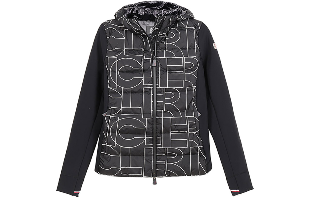 (Women) Moncler Grenoble MAGLIA Logo Down Jacket Womens Black F20988G5020080280999