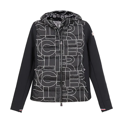 (Women) Moncler Grenoble MAGLIA Logo Down Jacket Womens Black F20988G5020080280999