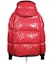 Lookbook (Women) Moncler Grenoble Red Quilted Down Jacket with Printed Sleeve Logo. G20981A00021595K2548
