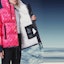 Sizing (Women) Moncler Grenoble Red Quilted Down Jacket with Printed Sleeve Logo. G20981A00021595K2548