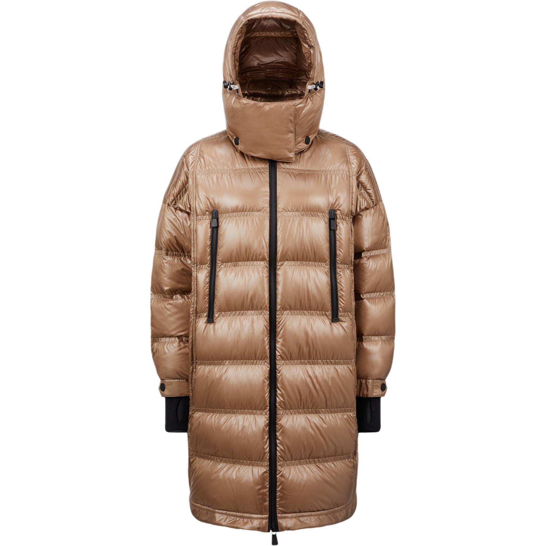 (Women) Moncler Grenoble Rochelair Detachable Hood Logo Down Jacket Beige J20981C00002539JH224