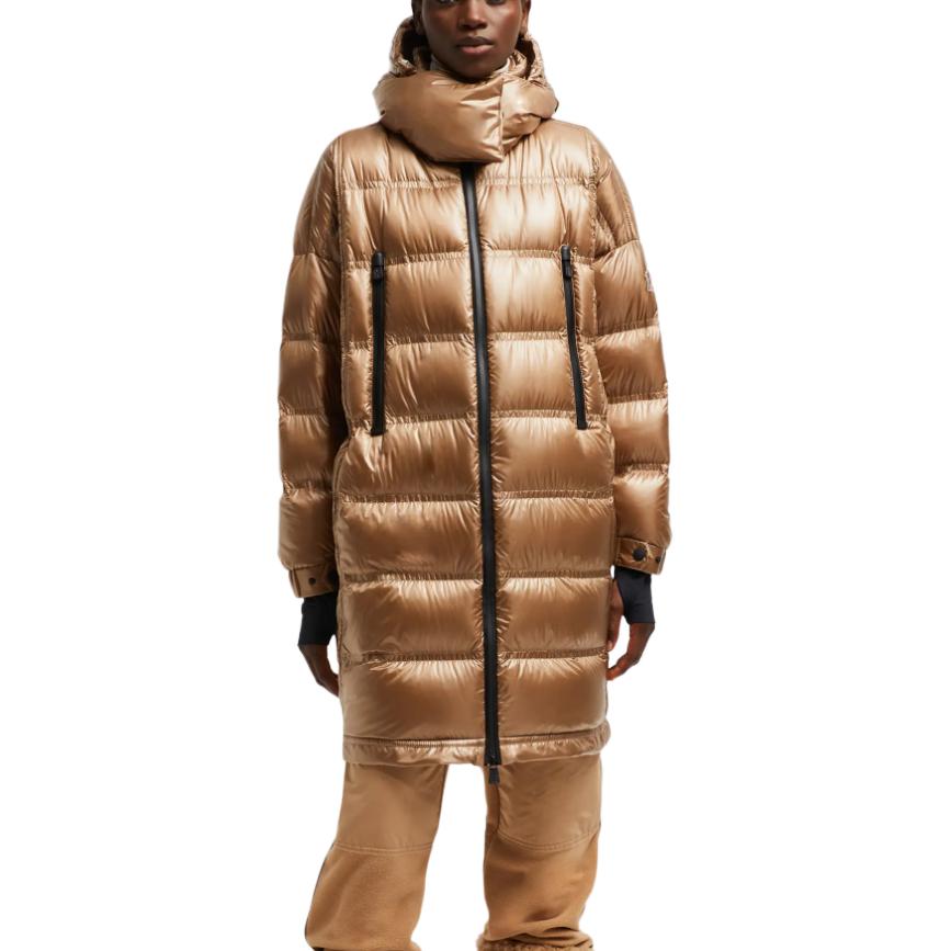 (Women) Moncler Grenoble Rochelair Detachable Hood Logo Down Jacket Beige J20981C00002539JH224 圖 4