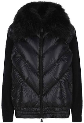 (Women) Moncler Grenoble Solid Quilted Parka with Fur Hood Black. 9B00006M1126999 Order (Women) Moncler Grenoble Solid Quilted Parka with Fur Hood Black. 9B00006M1126999