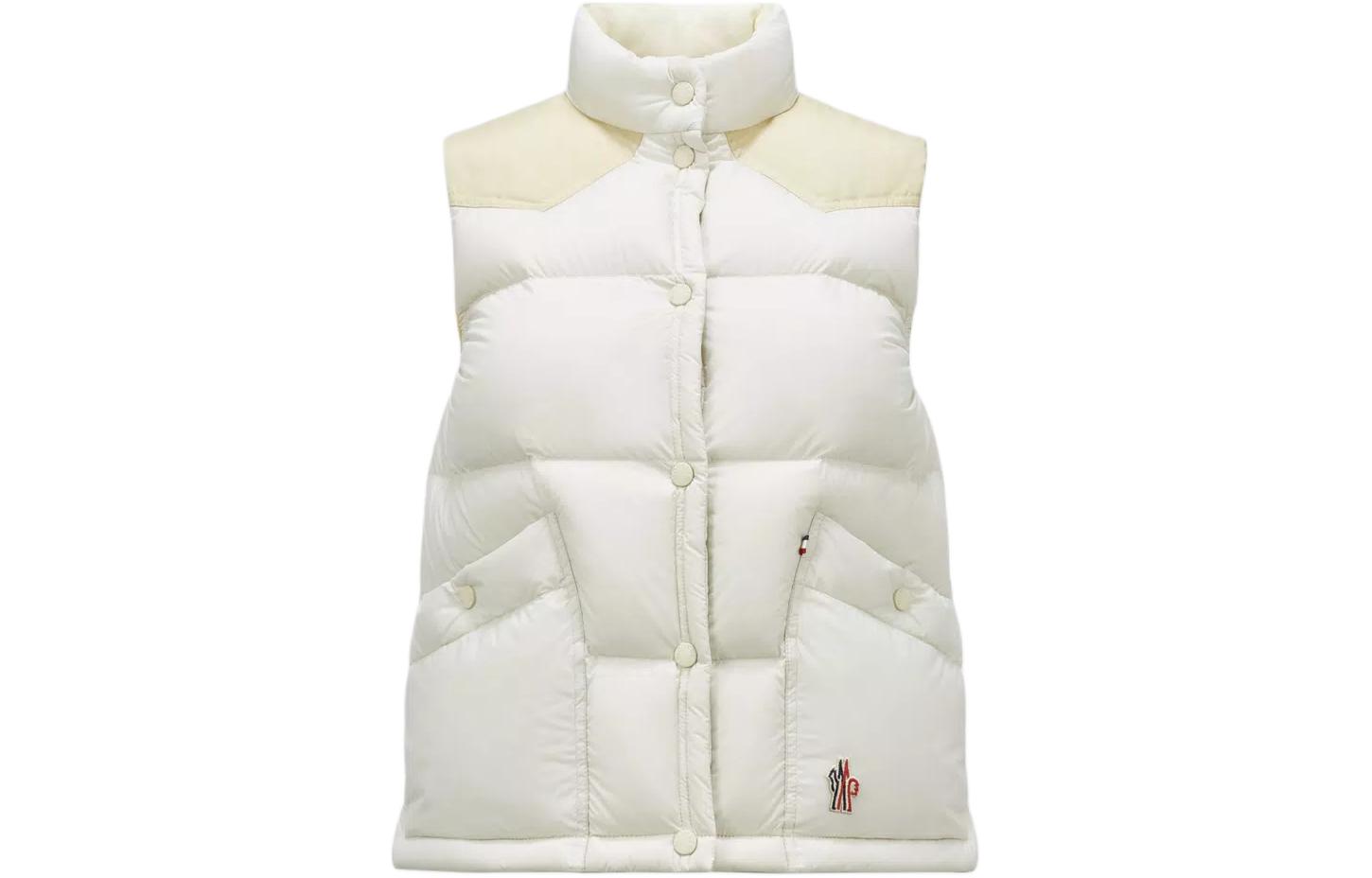 (Women) Moncler Grenoble Sorapis  White Down Puffer Vest Sleeveless Jacket. J10981A00007596K721F 圖 2