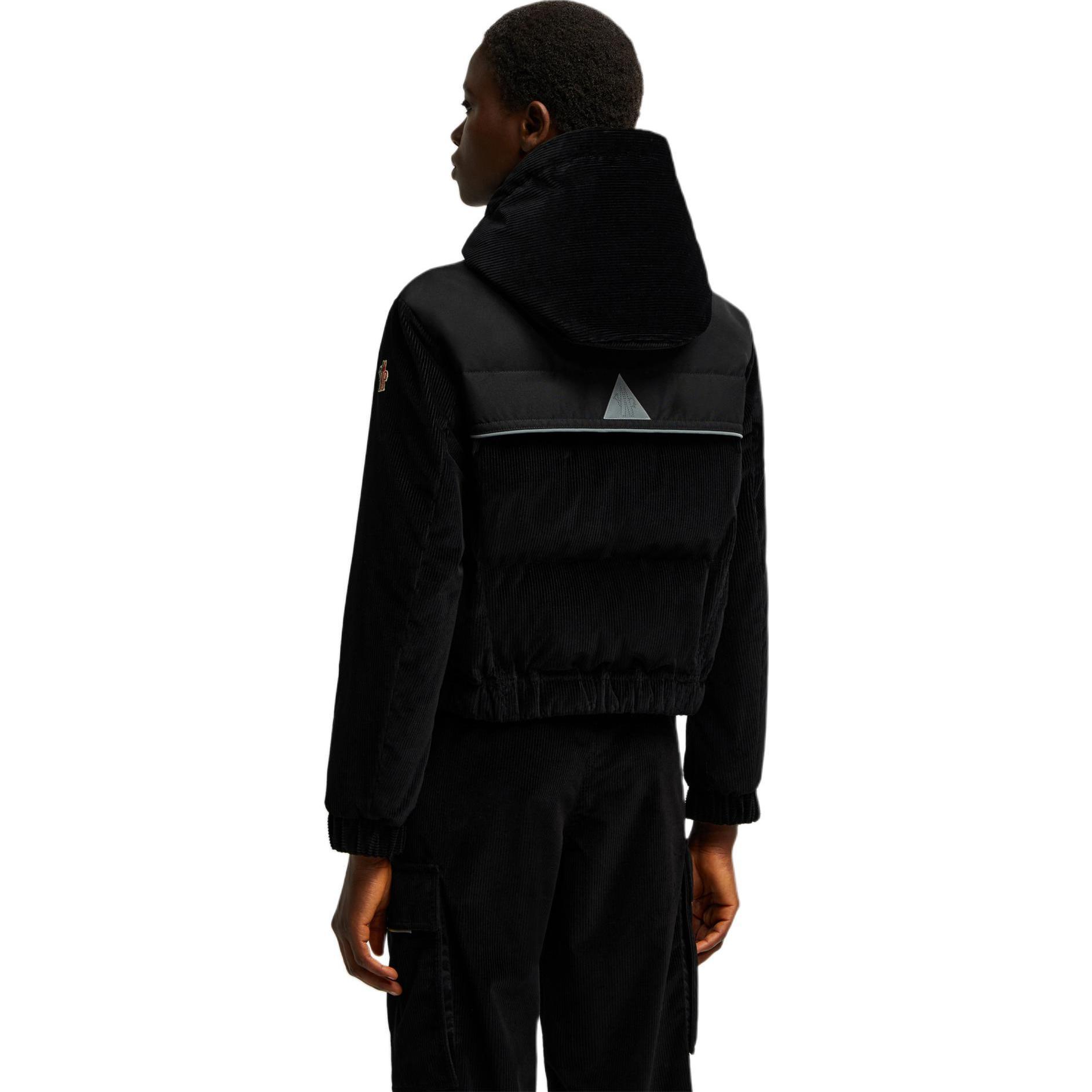 (Women) Moncler Grenoble Spinas Detachable Hood Short Down Jacket Women Black. J20981A00005595EO999 圖 4