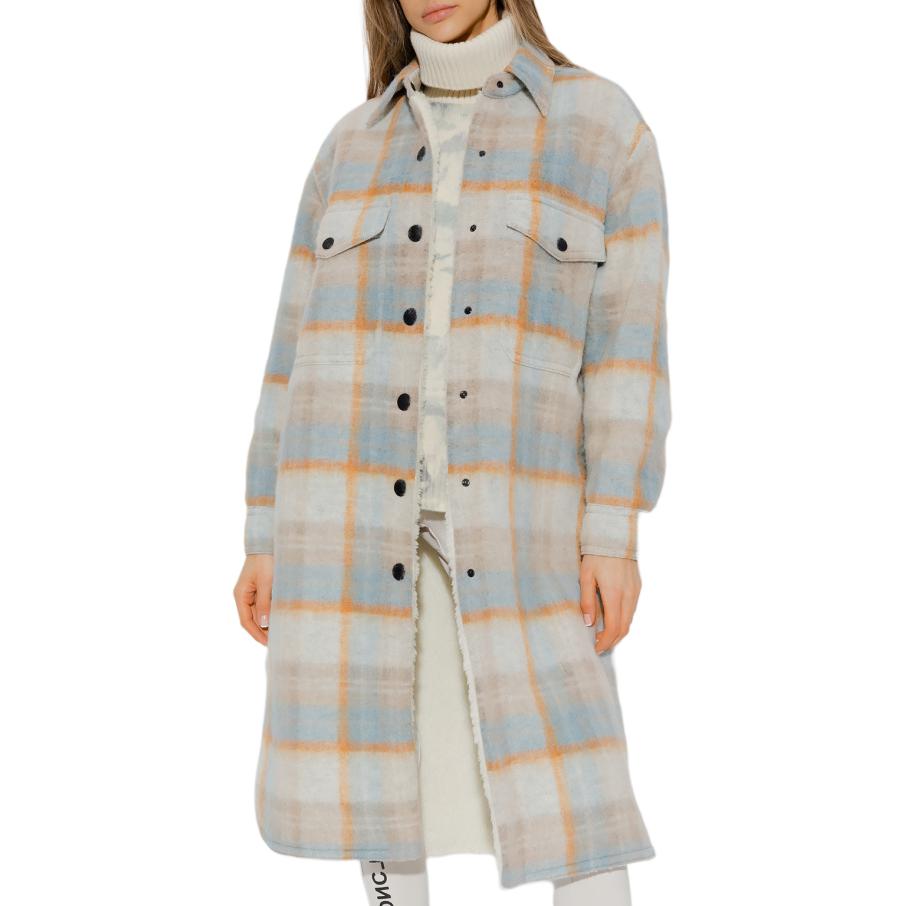 Details for (W) Moncler Grenoble SS22 格紋羊毛外套內襯抓毛 多色款式。 H20981A00030899O9F05