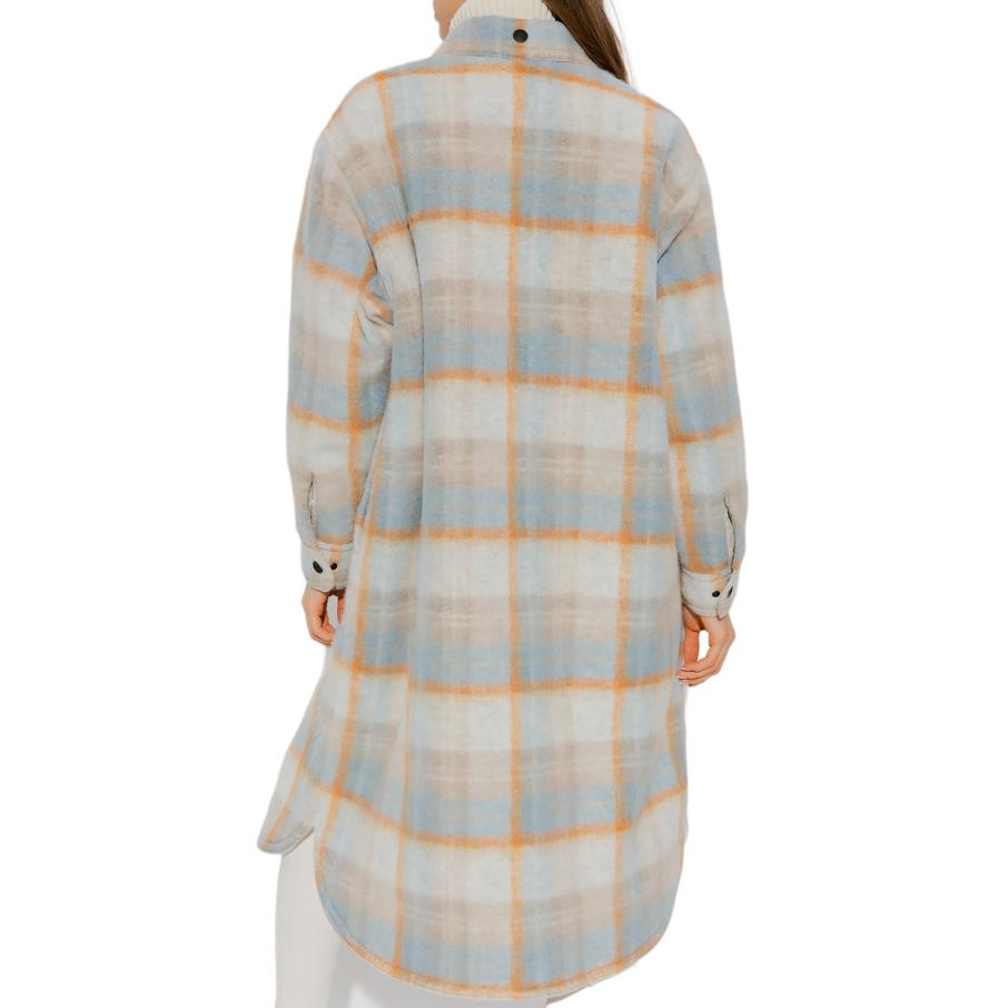 Sizing (W) Moncler Grenoble SS22 格紋羊毛外套內襯抓毛 多色款式。 H20981A00030899O9F05