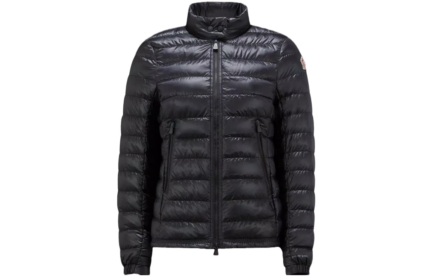 (Women) Moncler Grenoble SS23  Black Zip-Up Down Jacket with High Collar Design. I20981A00005595B1999