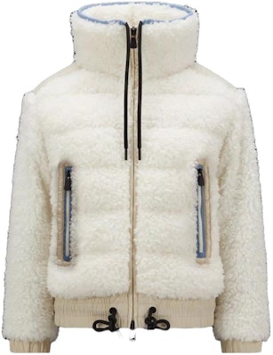 (W) Moncler Grenoble SS23 白色抓絨抽繩拉鍊羽絨外套 I20988G00020899A9034 Order (W) Moncler Grenoble SS23 白色抓絨抽繩拉鍊羽絨外套 I20988G00020899A9034
