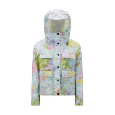 (Women) Moncler Grenoble SS23 Day-Namic Colorblock Print Jacket Women’s Sky Blue. I10981A00005596QLF75