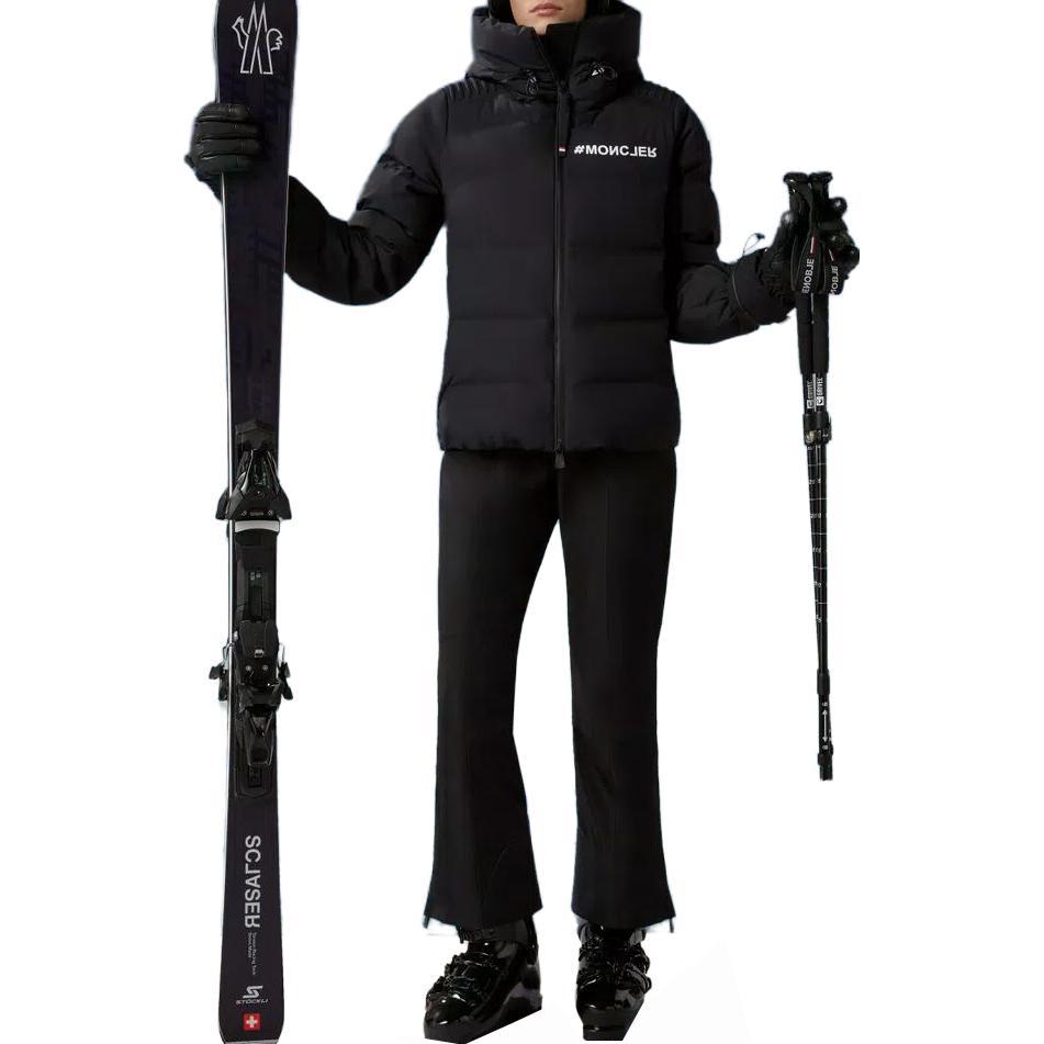 Lookbook (W) 蒙克莱Grenoble Suisses黑色印花短款羽绒服 I20981A000245399D999