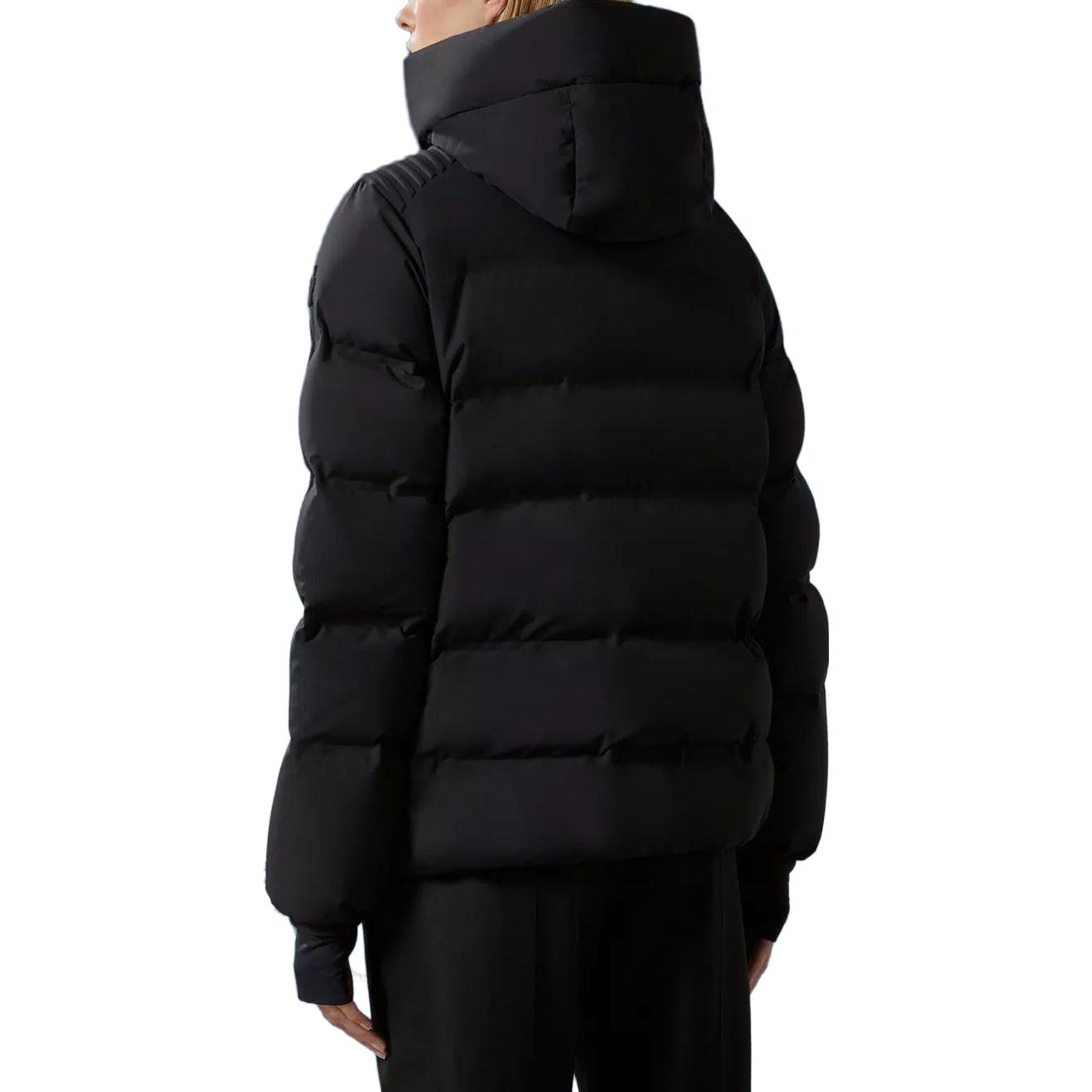 Purchase (W) 蒙克莱Grenoble Suisses黑色印花短款羽绒服 I20981A000245399D999