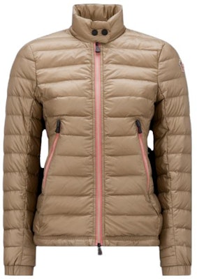 (Women) Moncler Grenoble Walibi Beige Down Jacket with Stand Collar and Zipper. I20981A00005595B122D Order (Women) Moncler Grenoble Walibi Beige Down Jacket with Stand Collar and Zipper. I20981A00005595B122D