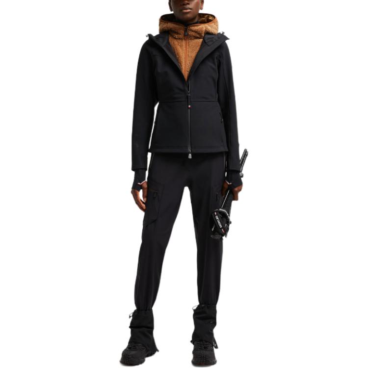 (Women) Moncler Grenoble Zumeles Hooded Zip Long Sleeve Jacket Black (). J20981A00018597O1999 圖 3