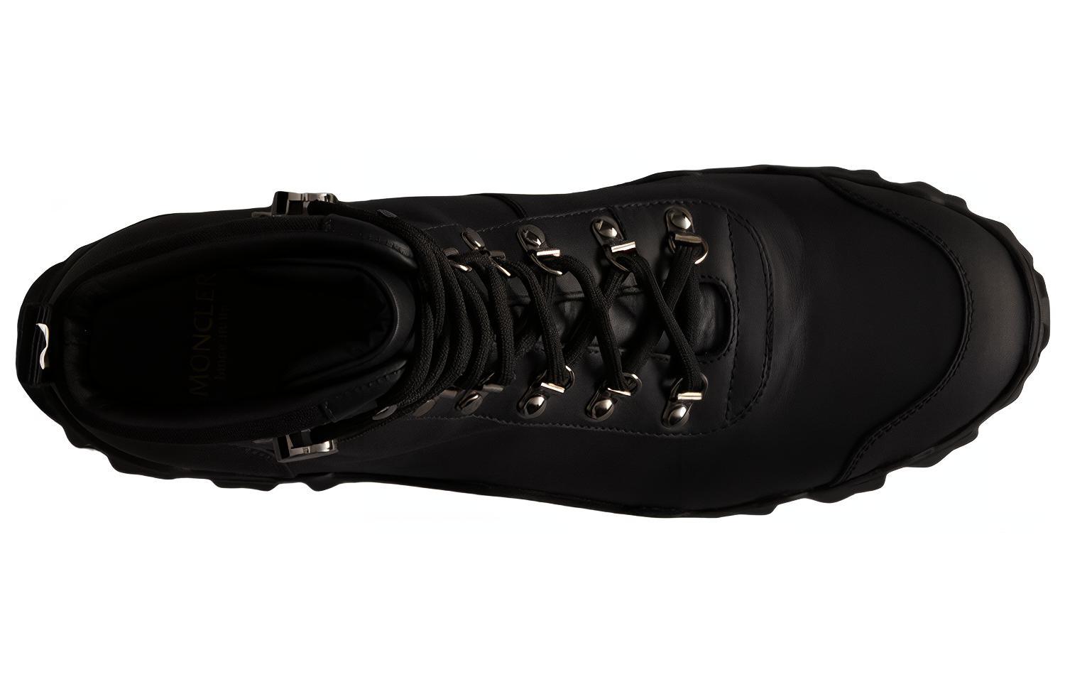 (W) Moncler Helis Leather Ankle Boot 'Black' 圖 2