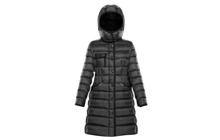 (Women) Moncler Hermine Space-Parka Winter Down Jacket Black 0931C5110053048999 圖 2