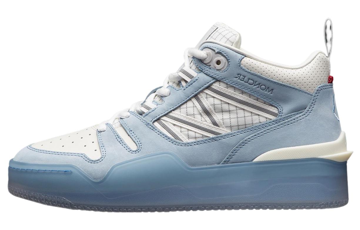 (W) Moncler High-Top Sneaker 'Blue White'