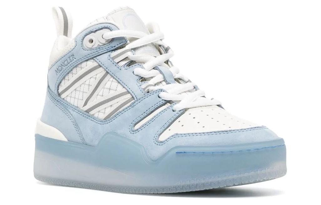 (W) Moncler High-Top Sneaker 'Blue White' 圖 3
