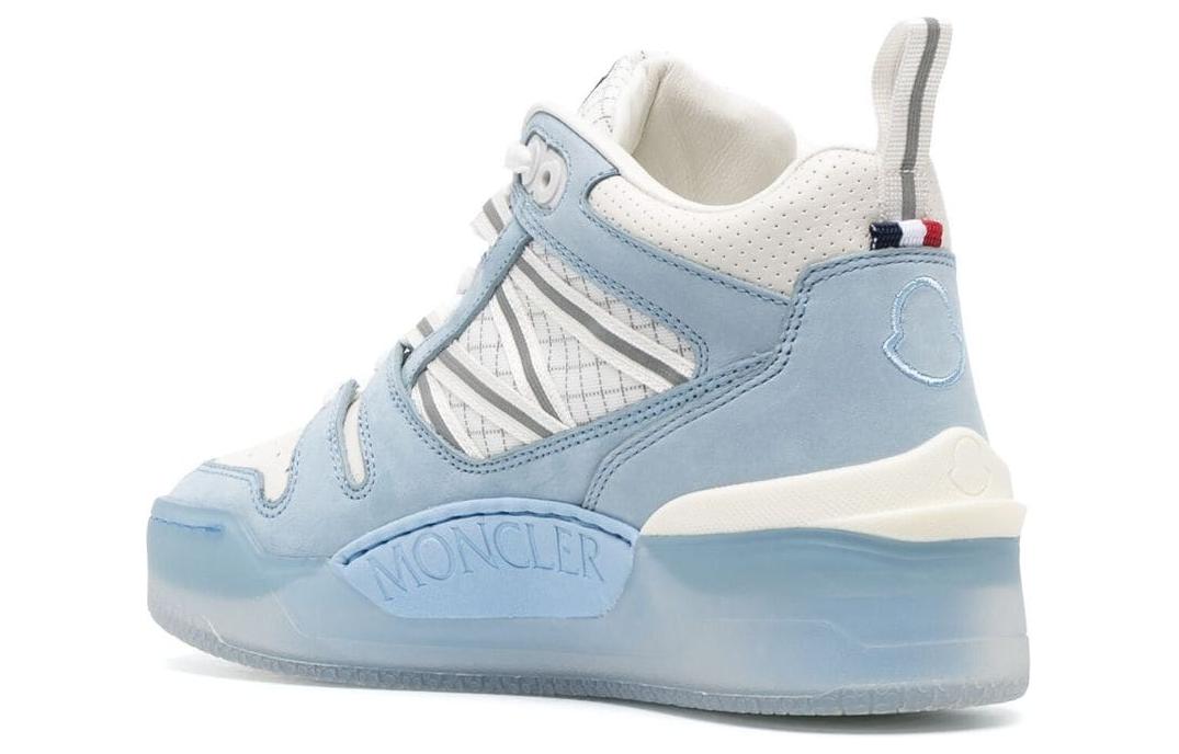 (W) Moncler High-Top Sneaker 'Blue White' 圖 4