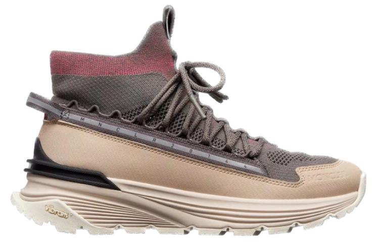 (W) Moncler High-Top Sneaker 'White and Grey' 圖 2