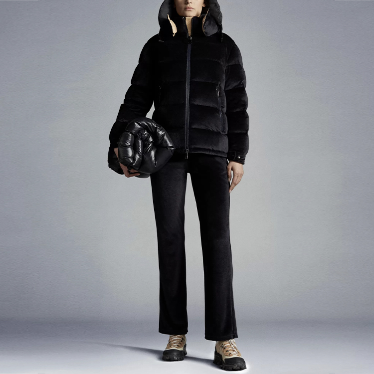 (Women) Moncler Holostee Logo Down Jacket Black G20931A00108595KC780 圖 3