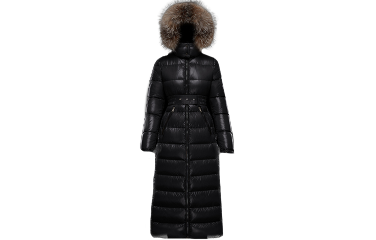 (Women) Moncler Hudson Black Down Puffer Jacket with Logo 0931D53002C0065999 圖 2