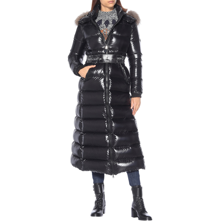 (Women) Moncler Hudson Black Down Puffer Jacket with Logo 0931D53002C0065999 圖 5