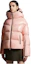 Order (W) Moncler Huppe Jaket Pendek Longgar Berhud Zip Warna Merah Jambu Lembut I20931A001315963V51A