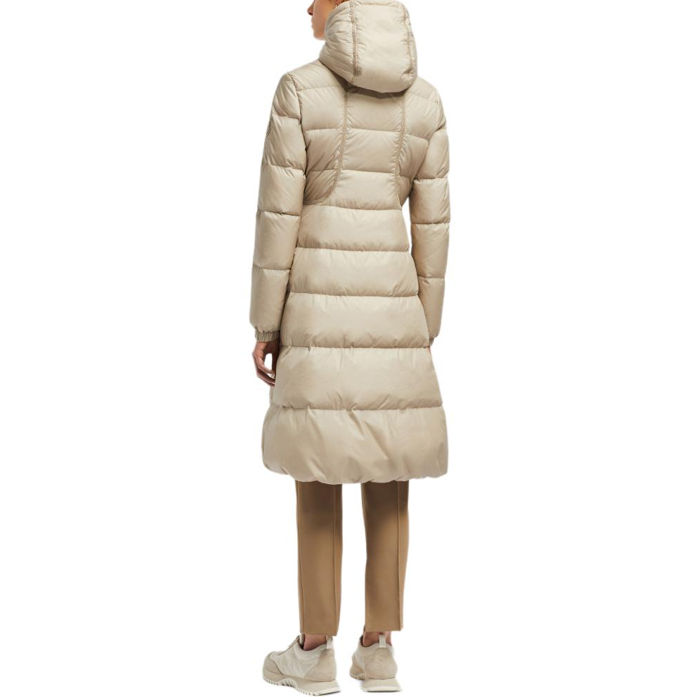 (Women) Moncler Idocrase  Long Down Jacket Beige - Hooded, Solid Color Design. J20931C000355984K21Q 圖 5