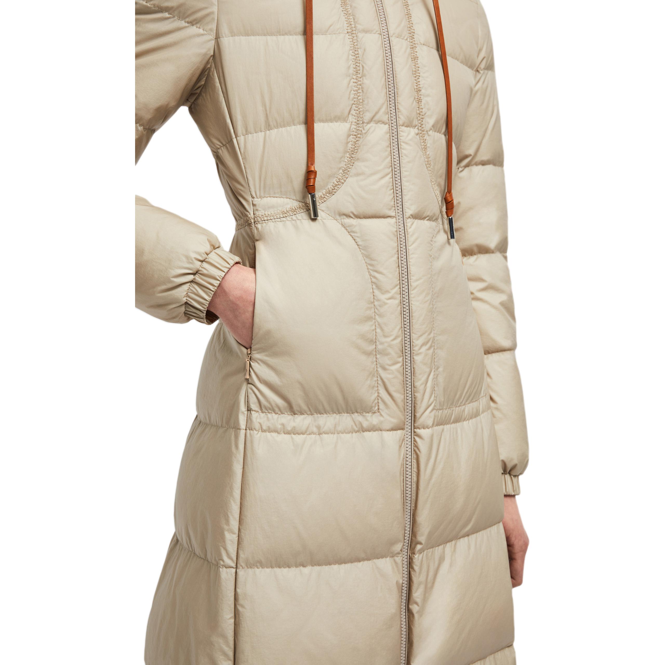 (Women) Moncler Idocrase  Long Down Jacket Beige - Hooded, Solid Color Design. J20931C000355984K21Q 圖 6