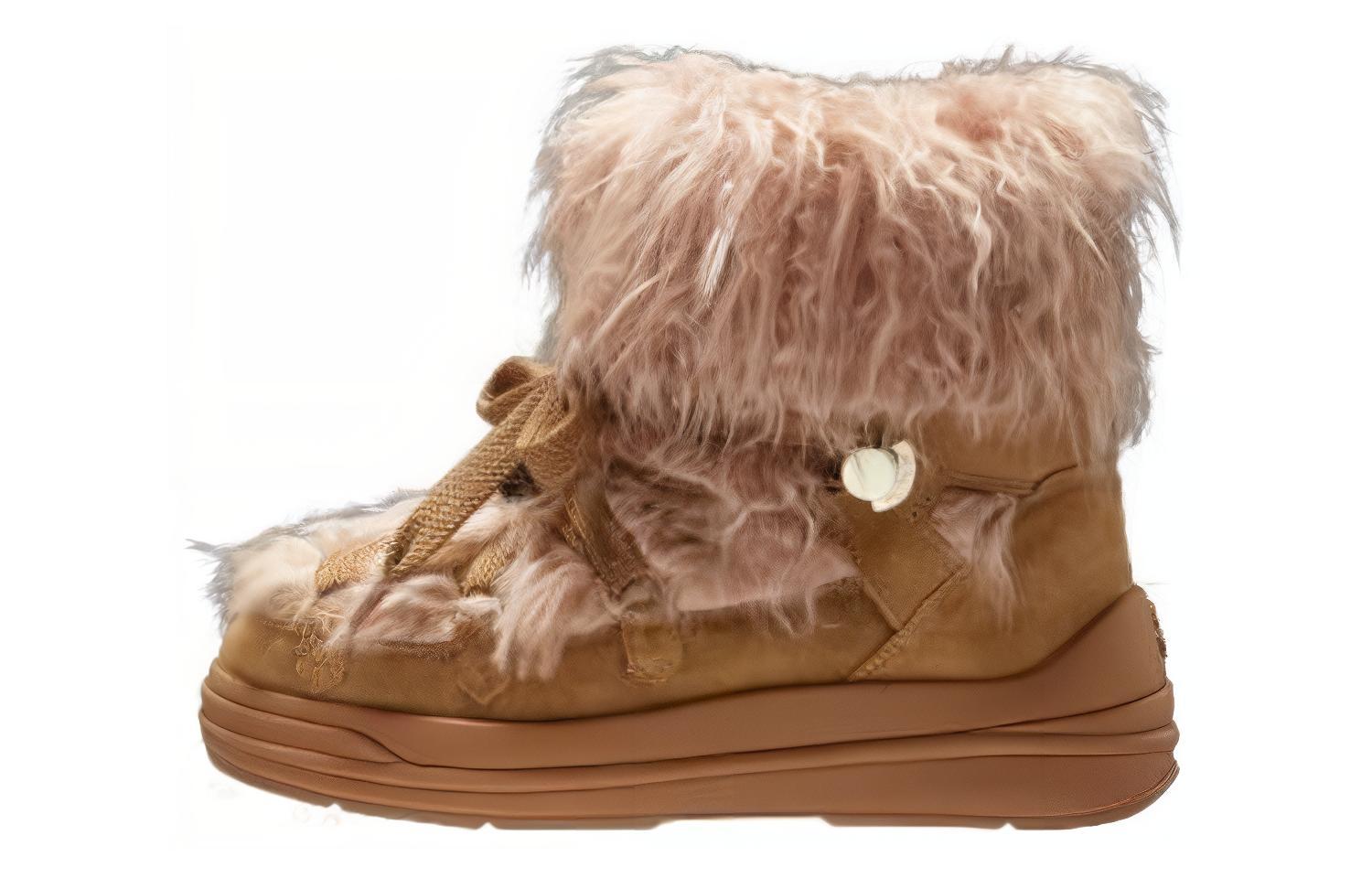 (W) Moncler Insolux Short Boot 'Camel Beige'