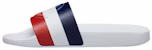(W) Moncler Jeanne Slide 'Putih Tricolor' H109B4C0-00600-1A49-002