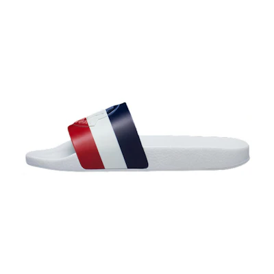 (W) Moncler Jeanne Slide 'White Tricolor'
