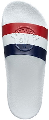 (Women) Moncler Jeanne Slide 'White Tricolor' H109B4C0-00600-1A49-002 Shop (Women) Moncler Jeanne Slide 'White Tricolor' H109B4C0-00600-1A49-002