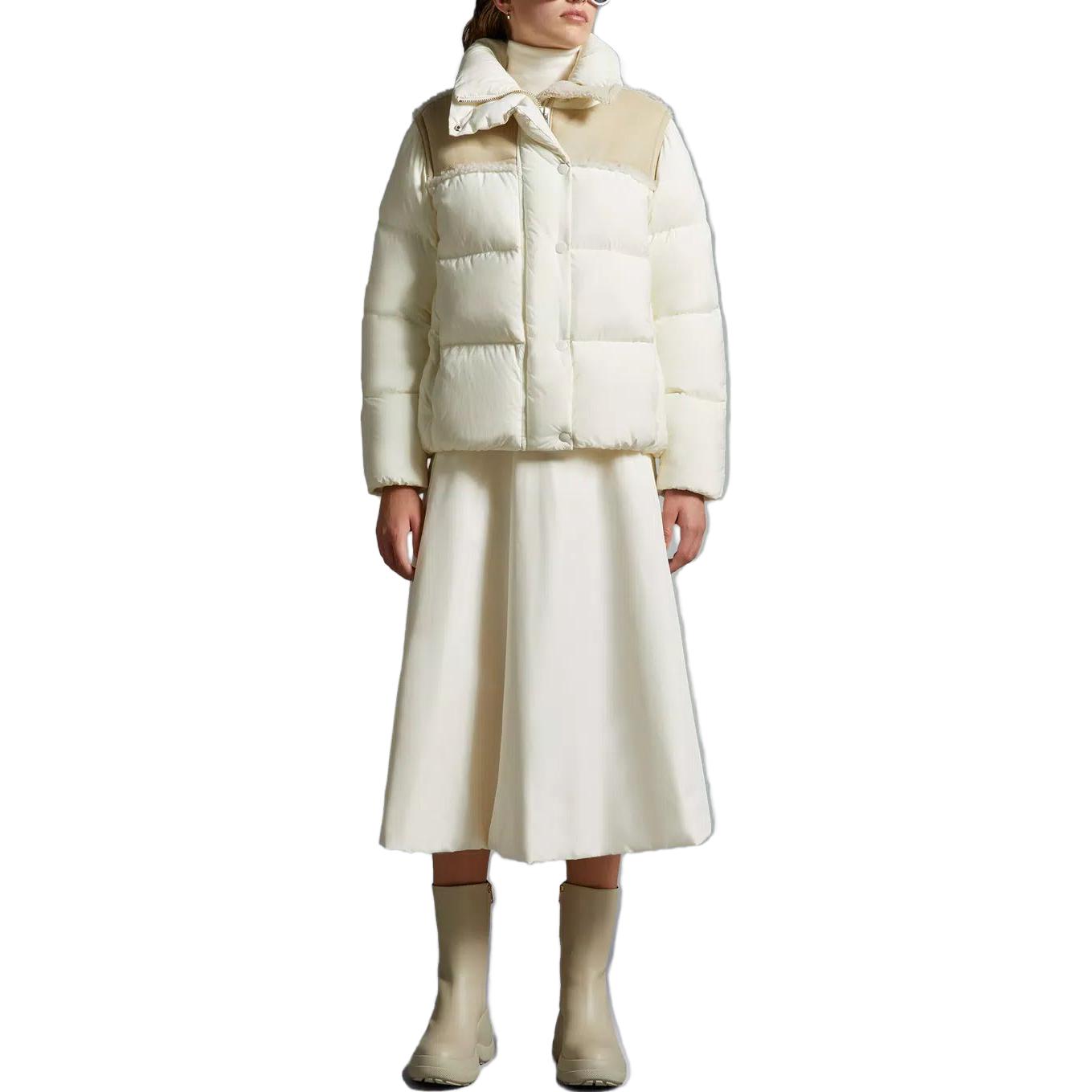 (Women) Moncler Jotty  Short Down Jacket White - Stand Collar Zip Design. I20931A0020753862034 圖 3